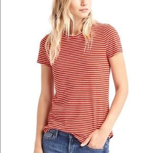 NWOT Red Striped Crew